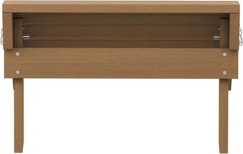 Miniatura 9 de Otomano plegable Adirondack de SERWALL, reposapiés Adirondack sin ensamblaje, marrón