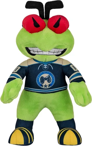 Miniatura 18 de Bleacher Creatures Anaheim Ducks Wild Wing - Figura de peluche de mascota de la NHL de 10 pulgadas (uniforme triangular verde azulado), una mascota