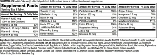 Miniatura 16 de Centrum Tableta multivitamínica para mujer, suplemento multivitamínico/multimineral con hierro, vitamina D3, vitaminas B y antioxidantes vitaminas C