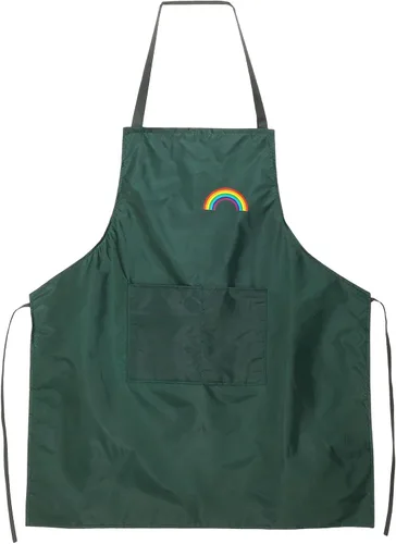 Miniatura 10 de HARFINGTON Delantal de cocina unisex para restaurante no ajustable, lavable, con 2 bolsillos
