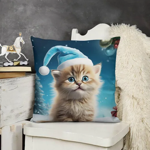Miniatura 10 de Fundas de almohada cuadradas de 12 x 12 pulgadas, Koala, Navidad, nieve, invierno, animales, sofá, fundas de cojín Koala australianas