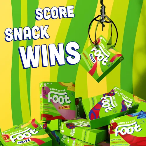 Miniatura 8 de Fruit By The Foot Snacks con sabor a frutas, teñido anudado de bayas y teñido anudado de fresa, paquete familiar, 18 rollos, 13.5 onzas
