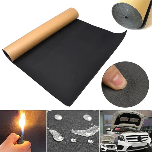 Miniatura 4 de Heat Shield Automotive 1Roll 30cmx50cm Car Sound Proofing Deadening Anti-Noise Insulation Cotton Heat Closed Interior Accessories