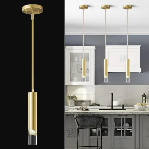 Miniatura 17 de Luces colgantes modernas en la cocina, mini lámpara colgante negra para dormitorio, mesita de noche, candelabro pequeño, lámpara colgante de techo