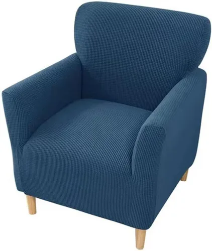 Miniatura 11 de XMAYODS Funda elástica para silla de club, fundas para silla de bañera, funda suave para sillón, protector de muebles extraíble, funda para silla