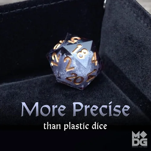 Miniatura 5 de FanRoll de Metallic Dice Games Vanishing Oil Elixir Liquid Core DND Juego de dados para juego de rol para Calabozos y Dragones