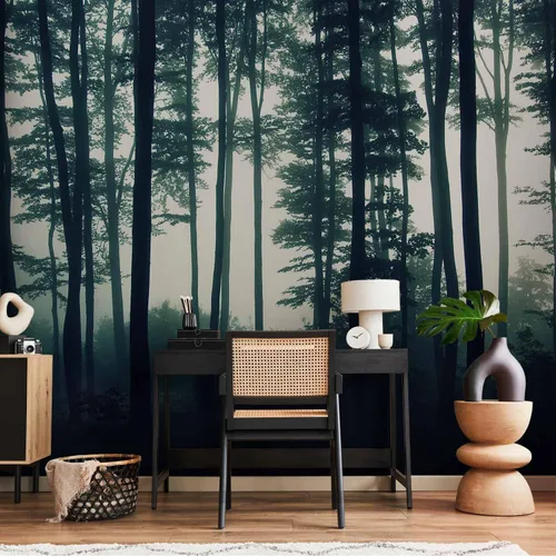 Miniatura 6 de artgeist Mural de pared prémium Bosque 177 x 124 pulgadas, papel tapiz fotográfico no tejido, impresión artística, mural de pared de forro polar
