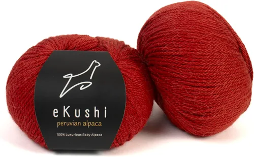Miniatura 123 de 100% Hilo de Alpaca para Bebé para Tejer y Ganchillo - Juego de 3 Madejas de Hilo Premium DK - Ligero, Hipoalergénico y Térmico Hecho en Perú - N010