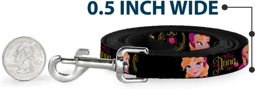 Miniatura 4 de BUCKLE-DOWN Pet Leash – bandera americana Vivid close-up