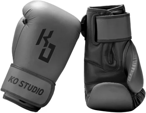 KOSTUDIO Guantes de boxeo para hombres y mujeres - Guantes de cuero para saco pesado, saco de boxeo, Muay Thai, MMA, kickboxing, entrenamiento en