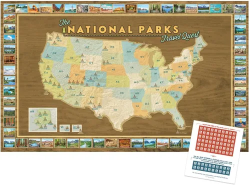 Miniatura 6 de Póster de Travel Quest de parques nacionales