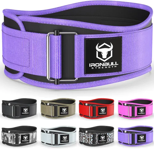 Miniatura 13 de Cinturón de levantamiento de pesas para hombres y mujeres - Ideal para sentadillas, peso muerto, zancadas, ejercicios y entrenamiento - Mejor