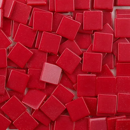 Miniatura 5 de Mosaico cuadrado de 100 unidades/0.88 oz de colores mezclados de la serie de cristal brillante, azulejos de mosaico de vidrio de resina, mosaico