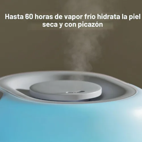 Miniatura 4 de Frida Baby Humidificador de niebla fría 3 en 1 para habitaciones grandes, humidificador de relleno superior para recámara, alivio de alergias, Blanco