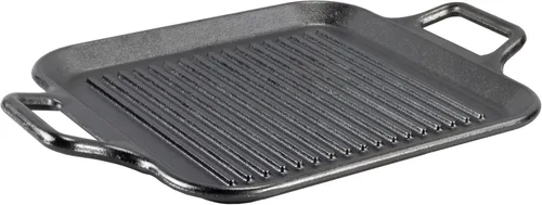 Miniatura 5 de Lodge BOLD Sartén para parrilla de hierro fundido sazonado de 12 pulgadas; utensilios de cocina de diseño vanguardista