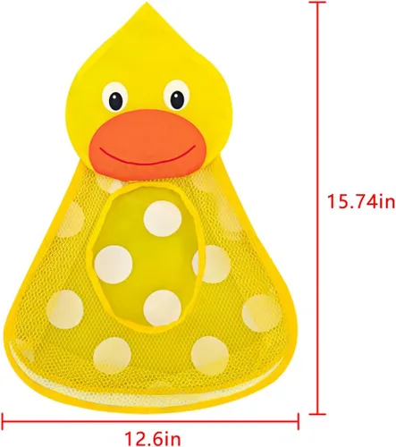 Miniatura 3 de Linkidea Organizador de juguetes de baño, soporte organizador de juguetes de bañera, soporte de red de almacenamiento de juguetes de baño