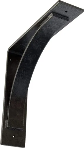 Miniatura 139 de Soporte de acero Morris de 3 pulgadas de ancho x 6 pulgadas de profundidad x 6 pulgadas de alto, latón envejecido