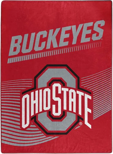 Miniatura 4 de Manta de forro polar de 60" x 80" de Ohio State Buckeyes con licencia oficial de la NCAA – Manta extragrande ultrasuave para cama o sofá