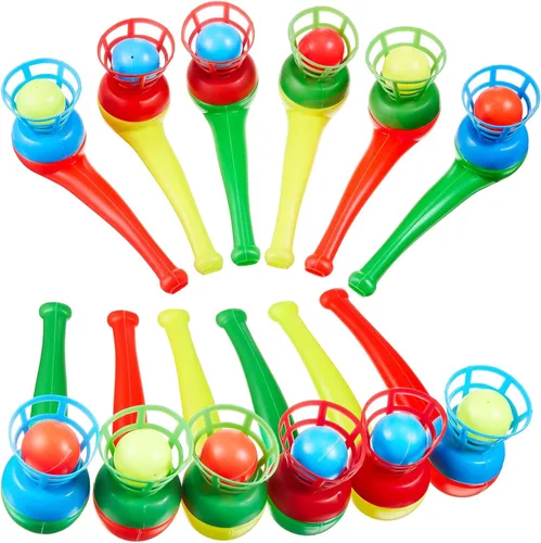 Liliful 30 piezas de juguete de soplado de bolas flotantes, alivio del estrés, bolas flotantes, juguete de soplado de equilibrio para fiesta de