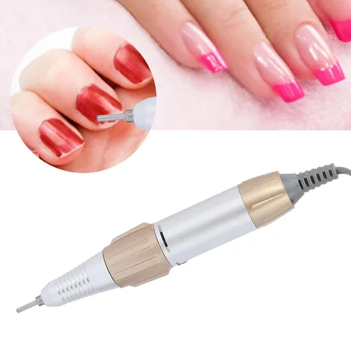 Miniatura 7 de Taladro eléctrico de uñas, repuesto de taladro de mano, 35000 rpm, mango de taladro de uñas, pieza de mano de 5 pines o máquina pulidora de uñas