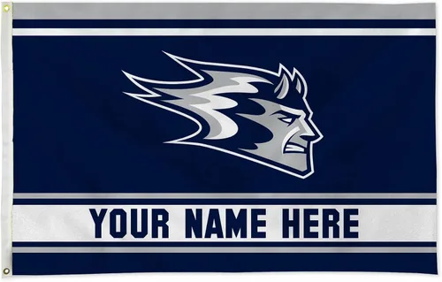 Miniatura 112 de Rico Industries NCAA Abilene Christian Wildcats - Bandera estándar personalizada de 3 x 5 pies, fabricada en los Estados Unidos, decoración