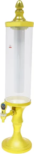 Miniatura 3 de Dispensador de torre de cerveza de 3 litros con tubo de hielo y dispensador de cerveza de mesa ligera, 3.2 cuartos de galón /102 onzas, dispensador