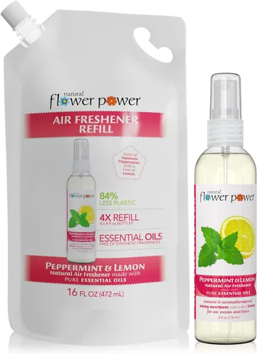 Miniatura 26 de Ambientador en aerosol Natural Flower Power - Eliminador de olores con aceites esenciales - Para el hogar, el auto y la tela - Sin crueldad y vegano