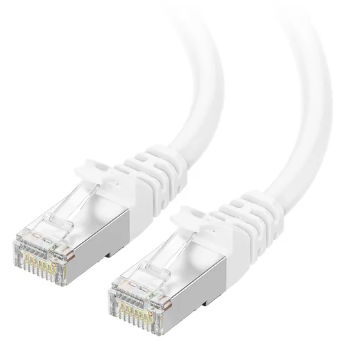 Miniatura 10 de Cable Matters Cable Ethernet Cat 6A blindado sin enganches de 10 Gbps, 75 pies, cable Cat 6A, cable Cat6A, cable Ethernet, azul