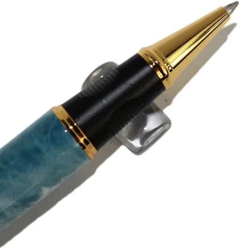 Miniatura 3 de Gullor 450 - Bolígrafo de punta redonda con clip dorado