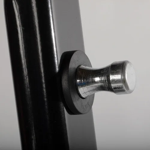Miniatura 6 de Titan Fitness - Soporte fijo para barra de pesas con capacidad para 10 barras rectas o EZ, soporte de almacenamiento de pesas con marco en A