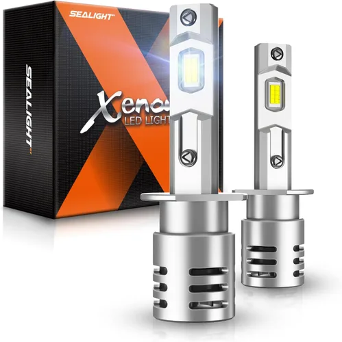Miniatura 13 de SEALIGHT Bombilla antiniebla 9005, paquete combinado, blanco superbrillante de 6500 K, instalación Plug and Play, diseño sin ventilador, luces