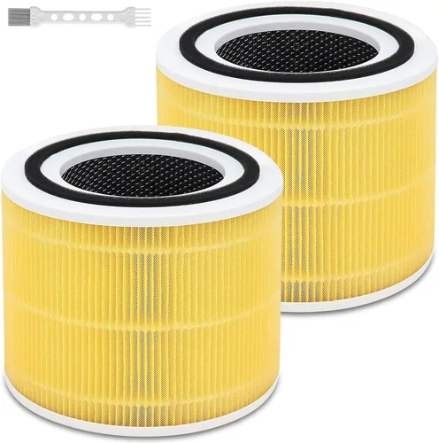 Miniatura 8 de Paquete de 4 Core 300/Core P350 Compatible con LEVOIT Core P350/Core 300 y Core 300S, Filtro Verdadero de Grado Carbón Activado de Alta Eficiencia