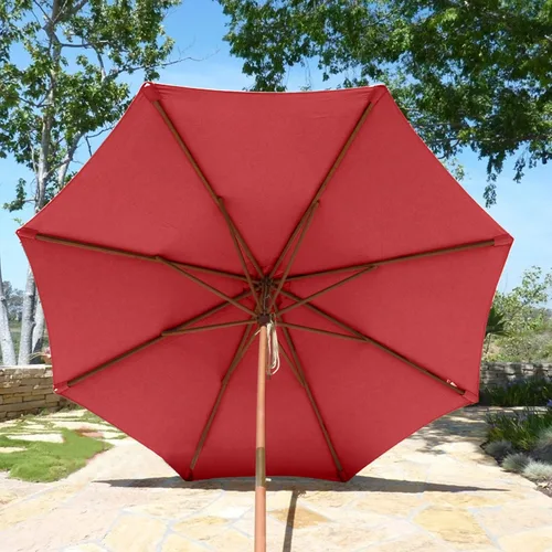 Miniatura 6 de Formosa Covers - Toldo de repuesto para sombrilla de patio de 9 pies - Lona superior de 8 varillas - Tela de paraguas con protección UV 300D