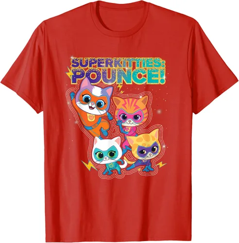 Miniatura 74 de Disney Junior SuperKitties Pounce! Camiseta de equipo completo, talla S