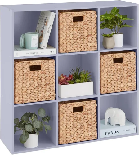Miniatura 47 de Best Choice Products Organizador de almacenamiento de 6 cubos, abertura de estante de 13.5 pulgadas, estantería, librero, estante de exhibición