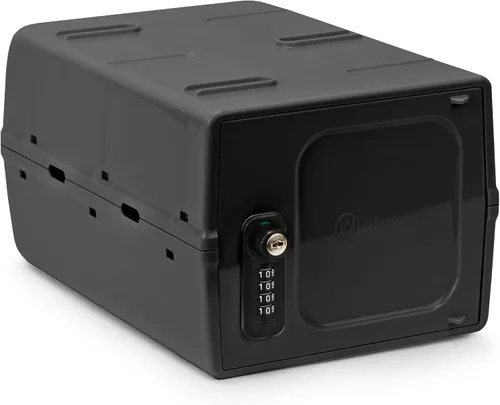 Miniatura 10 de Urban August Caja de seguridad con llave y combinación doble, caja con cerradura para uso diario, cerradura multiusos para seguridad en el hogar