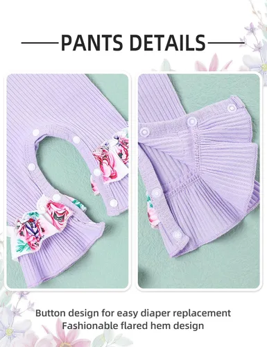 Miniatura 2 de Mono de manga larga con estampado floral para bebé o niña