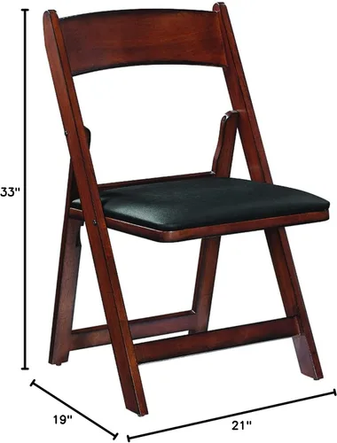 Miniatura 2 de RAM Gameroom Silla de juego plegable - Castaño 33