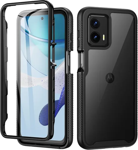seacosmo Funda diseñada para Motorola Moto G 5G (2023)/Power 5G (2023), con protector de pantalla integrado, protección de cuerpo completo a prueba