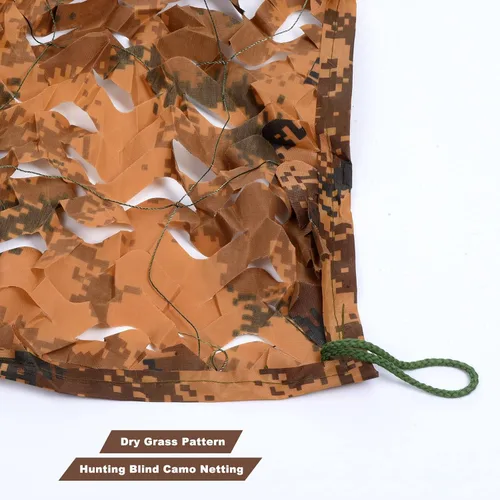 Miniatura 4 de PATIKIL Camouflage Netting Camo Net 210D Oxford Durable Camo Mesh Netting Blind Sunshade Hunting Shooting Hide Army for Camping Theme Party