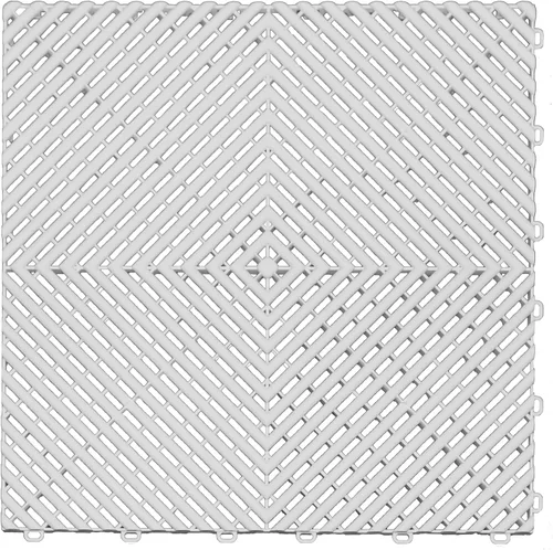 Miniatura 25 de Swisstrax Ribtrax PRO Azulejos Entrelazados para Piso de Garaje, 15.75 x 15.75 Pulgadas, Negro Azabache, Juego de 24 Piezas