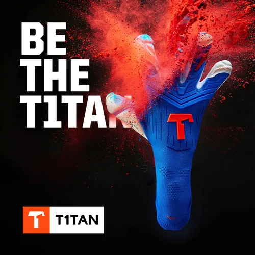 Miniatura 4 de T1TAN Alien Soccer - Guantes de portero de fútbol con corte mixto y agarre Gecko de 0.157 in