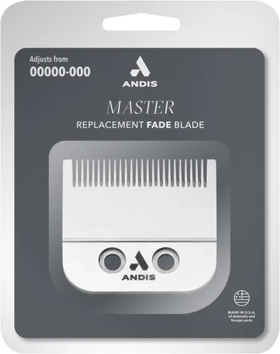 Miniatura 5 de Andis 01820 - cortapelos profesional Fade Master, cortapelos de acero al carbono ajustable, sin huecos, carcasa de aluminio irrompible, cromado