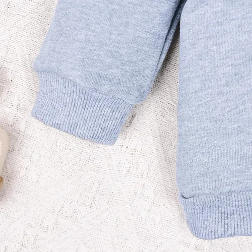 Miniatura 7 de CETEPY Ropa de bebé niño pequeño sudadera patchwork otoño invierno camisa de manga larga pantalones conjuntos de ropa 3-24 meses