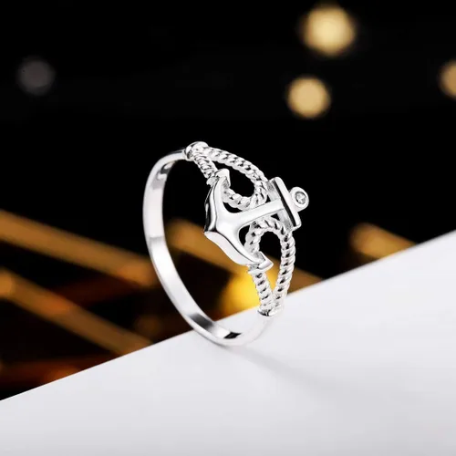 Miniatura 3 de INBLUE Anillos giratorios de plata de ley 925 para mujeres y niñas, amantes, hermanas, compromiso, boda, promesa, joyería para el día de la madre