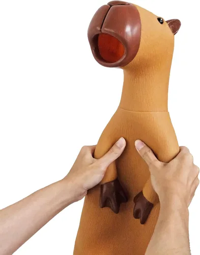 Miniatura 3 de Hug Me - Pollo gigante de goma, enorme juguete de pollo de goma que grita para niños, juguete extra grande chirriante grita hasta 45 segundos