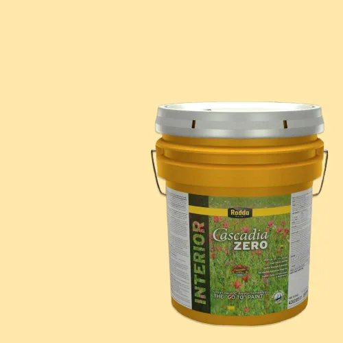 Miniatura 121 de Rodda Paint CASCADIA ZERO - Pintura e imprimación semibrillante para interiores en uno, cuarto de galón, madera de haya beechwood