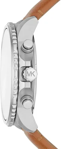 Miniatura 2 de Michael Kors Reloj Cronógrafo de acero inoxidable Cortlandt, MarrónAzul, Reloj de cuarzo