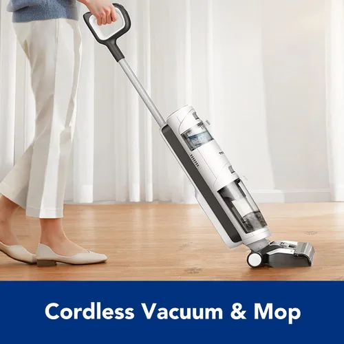 Miniatura 2 de Tineco iFLOOR 3 Breeze - Aspiradora completa en seco y húmedo, limpiador de suelos inalámbricos y trapeador, limpieza de un solo paso para suelos