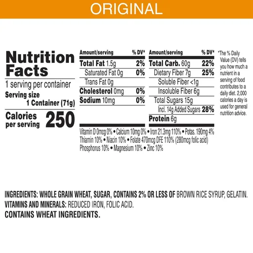 Miniatura 2 de Kellogg's Frosted Mini-Wheats Tazones de Cereal para el Desayuno, Cereal Alto en Fibra, Bocadillos para Niños, Original, Caja de 30oz (12 Tazones)